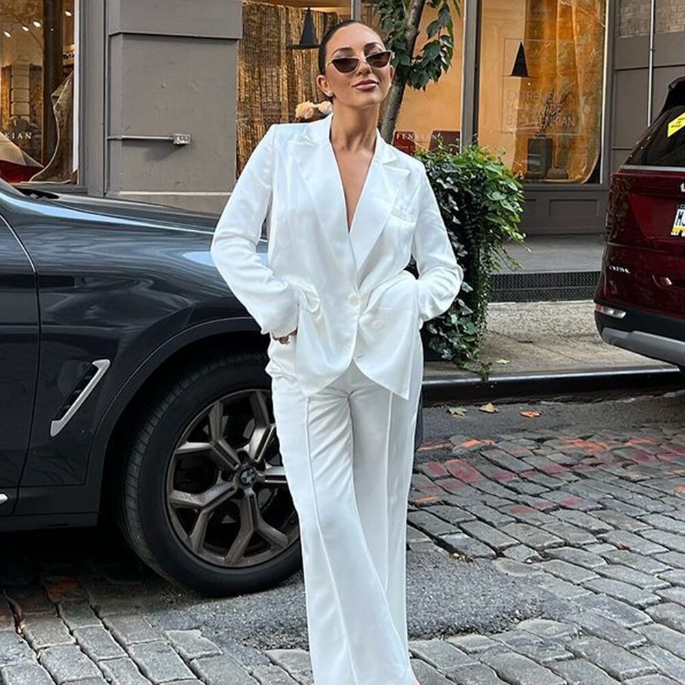 12th Tribe White Blazer & Suit Jacket - Picture 3 of 3